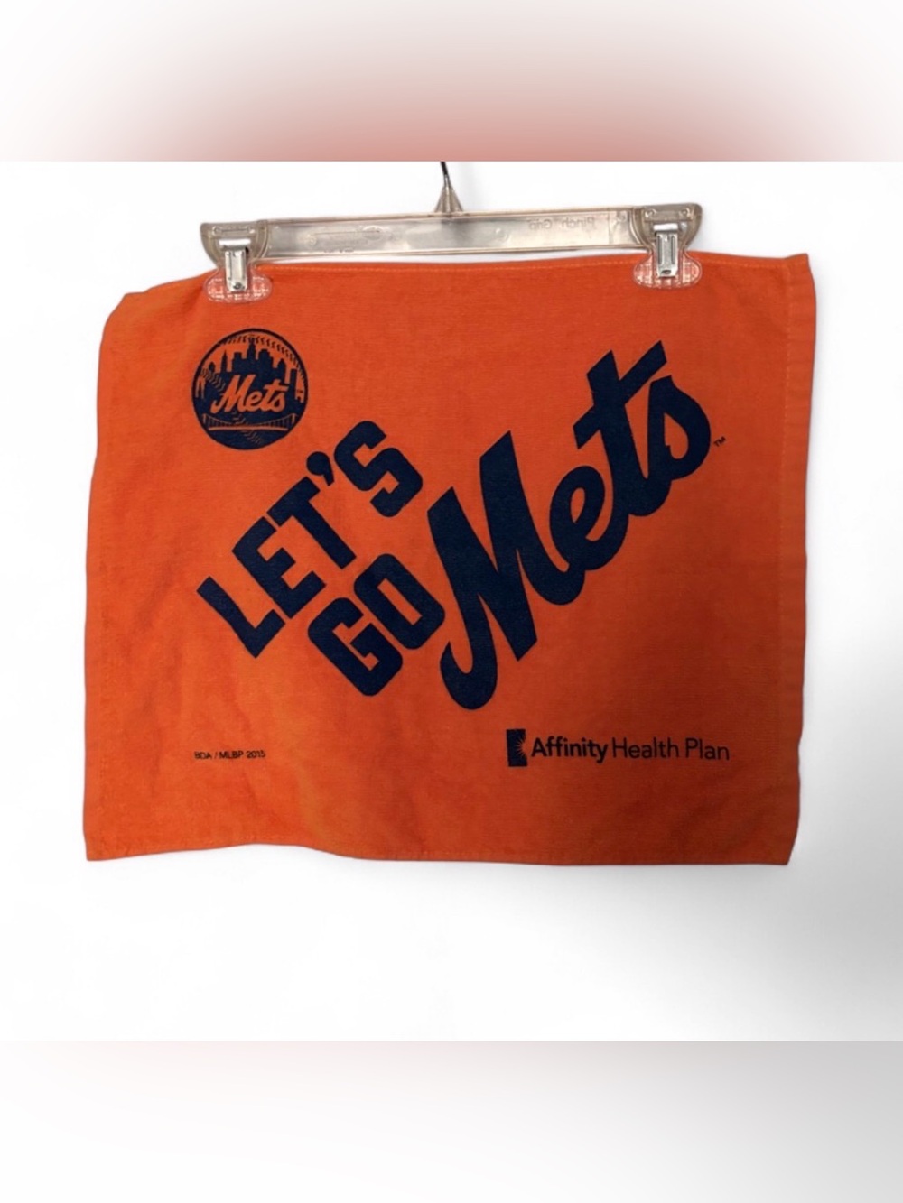 MLB Orange and Navy "Let's Go Mets" Promotional Towel